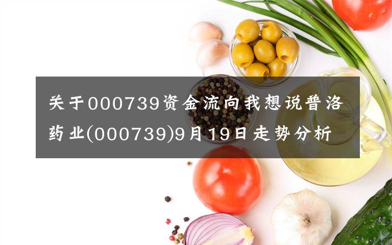 关于000739资金流向我想说普洛药业(000739)9月19日走势分析