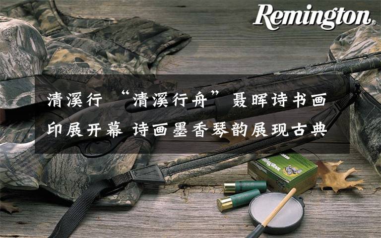 清溪行 “清溪行舟”聂晖诗书画印展开幕 诗画墨香琴韵展现古典魅力