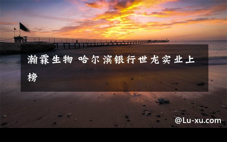 瀚霖生物 哈尔滨银行世龙实业上榜