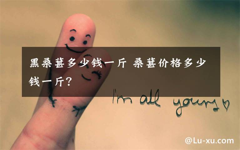 黑桑葚多少钱一斤 桑葚价格多少钱一斤？
