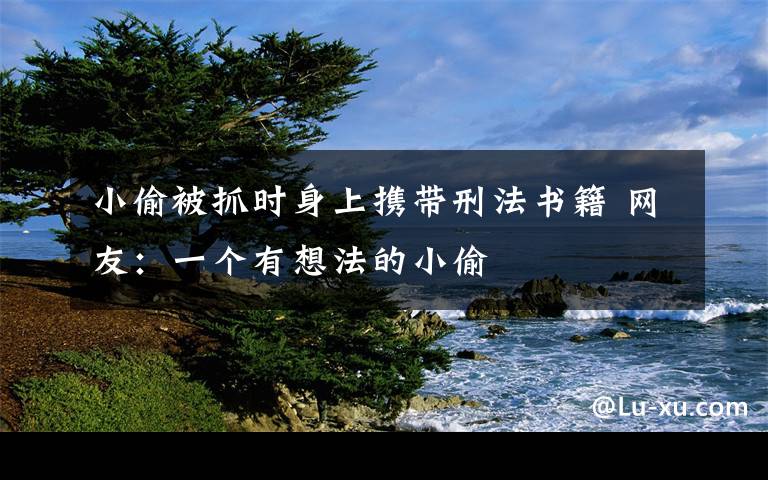 小偷被抓时身上携带刑法书籍 网友：一个有想法的小偷