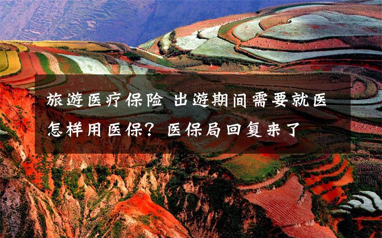 旅游医疗保险 出游期间需要就医怎样用医保？医保局回复来了
