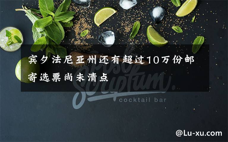 宾夕法尼亚州还有超过10万份邮寄选票尚未清点