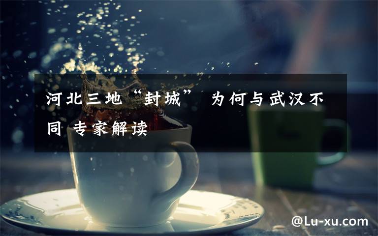 河北三地“封城” 为何与武汉不同 专家解读