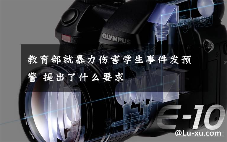 教育部就暴力伤害学生事件发预警 提出了什么要求