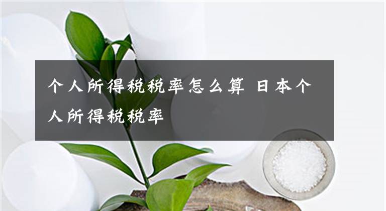 个人所得税税率怎么算 日本个人所得税税率