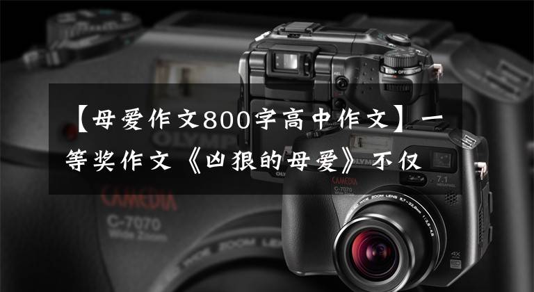 【母爱作文800字高中作文】一等奖作文《凶狠的母爱》不仅令人心碎，字迹也和“印刷体”差不多。