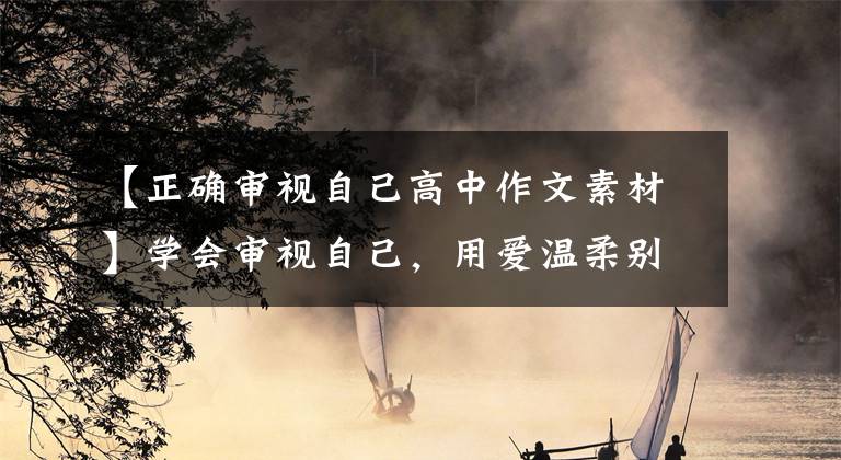 【正确审视自己高中作文素材】学会审视自己，用爱温柔别人