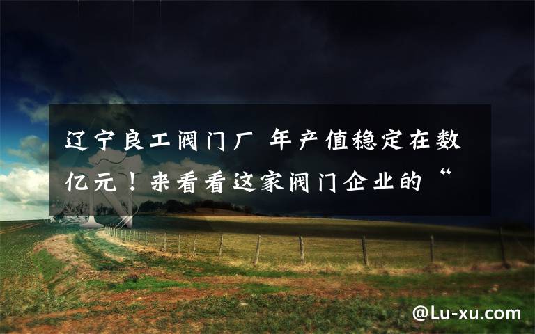辽宁良工阀门厂 年产值稳定在数亿元！来看看这家阀门企业的“关键密码”