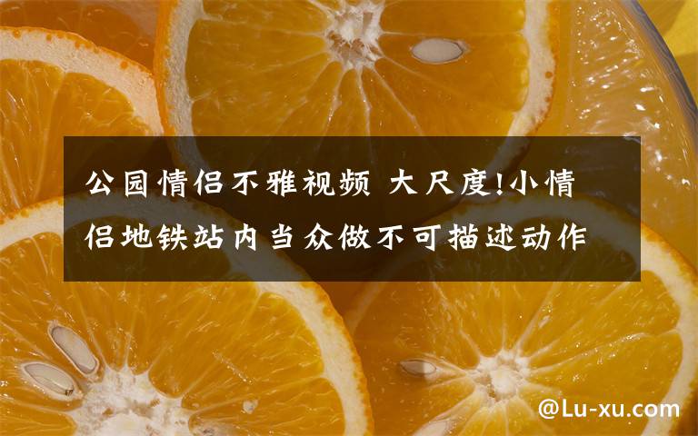 公园情侣不雅视频 大尺度!小情侣地铁站内当众做不可描述动作