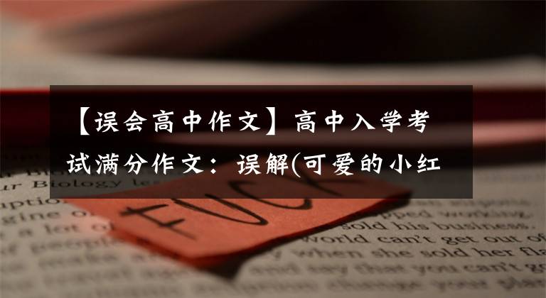 【误会高中作文】高中入学考试满分作文：误解(可爱的小红伞稳定地遮住了烈士铜像)