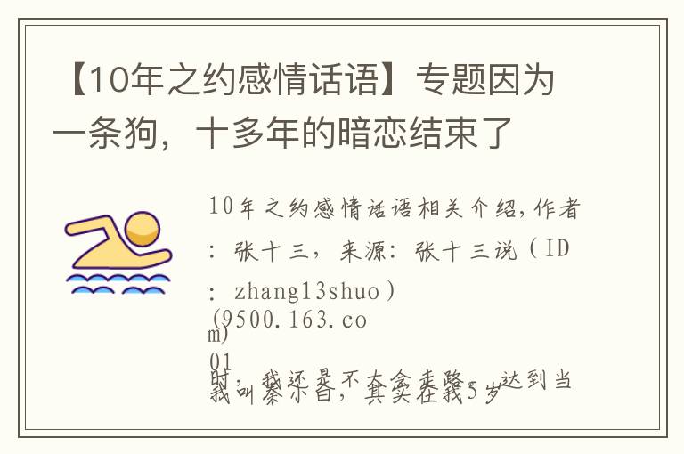 【10年之约感情话语】专题因为一条狗，十多年的暗恋结束了
