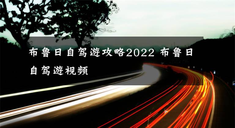 布鲁日自驾游攻略2022 布鲁日自驾游视频