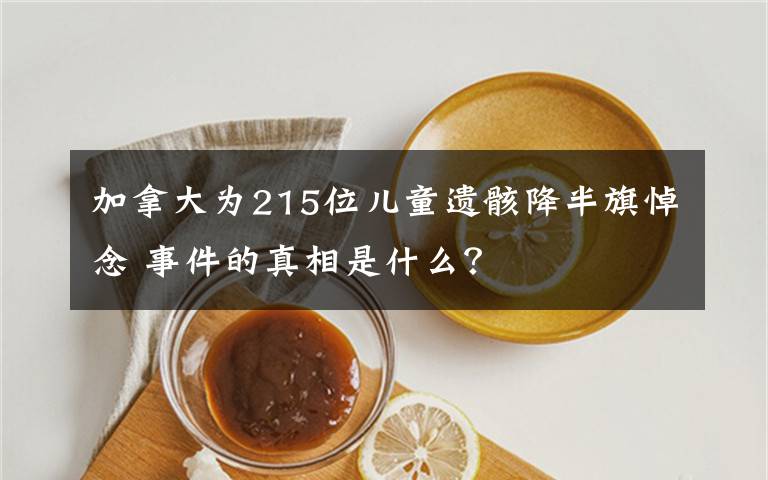加拿大为215位儿童遗骸降半旗悼念 事件的真相是什么？