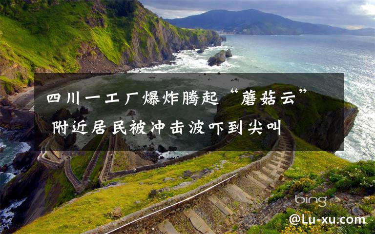 四川一工厂爆炸腾起“蘑菇云” 附近居民被冲击波吓到尖叫