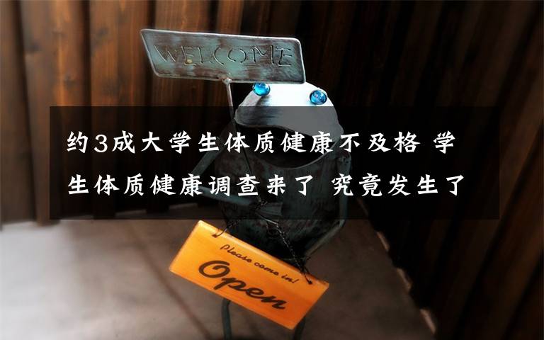 约3成大学生体质健康不及格 学生体质健康调查来了 究竟发生了什么?