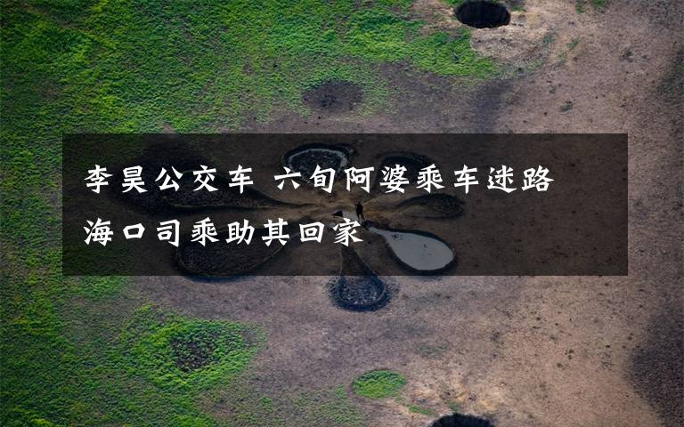 李昊公交车 六旬阿婆乘车迷路 海口司乘助其回家