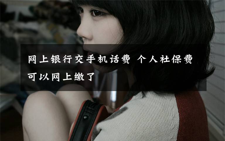 网上银行交手机话费 个人社保费可以网上缴了
