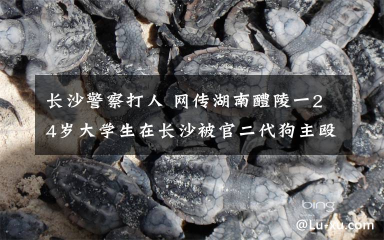 长沙警察打人 网传湖南醴陵一24岁大学生在长沙被官二代狗主殴打致死