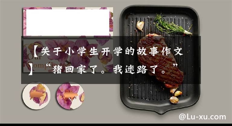 【关于小学生开学的故事作文】“猪回家了。我迷路了。”小学生作文大受欢迎，老师看到后笑了乌鸦皱纹
