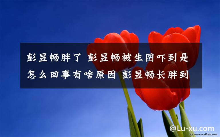 彭昱畅胖了 彭昱畅被生图吓到是怎么回事有啥原因 彭昱畅长胖到142斤连何炅都吃惊