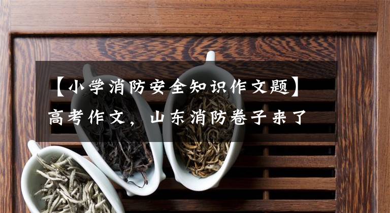【小学消防安全知识作文题】高考作文，山东消防卷子来了。请给网友打分！