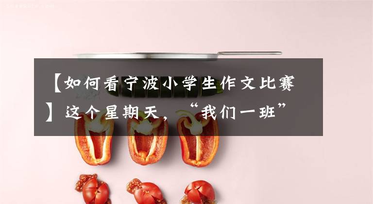 【如何看宁波小学生作文比赛】这个星期天，“我们一班”王老师来杭州讲课作文