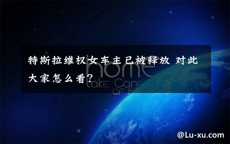 特斯拉维权女车主已被释放 对此大家怎么看？