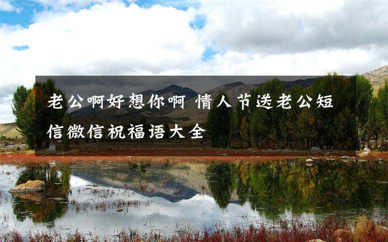 老公啊好想你啊 情人节送老公短信微信祝福语大全