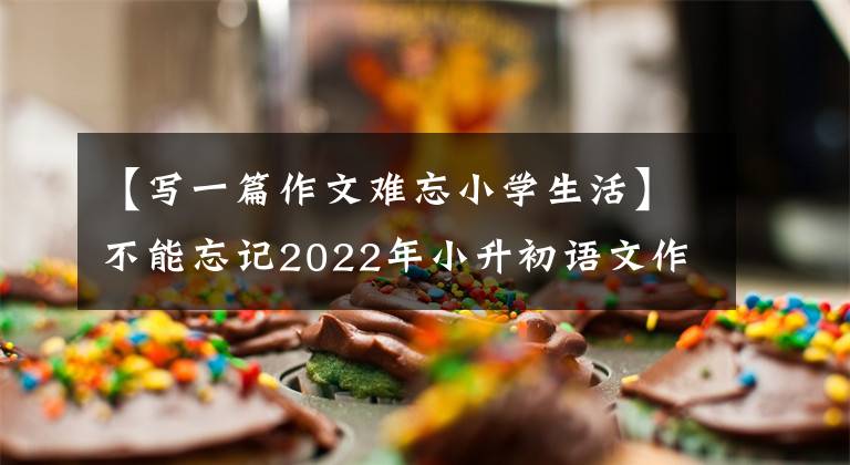 【写一篇作文难忘小学生活】不能忘记2022年小升初语文作文的小学生活指导
