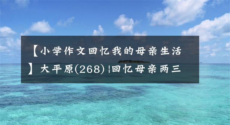 【小学作文回忆我的母亲生活】大平原(268) |回忆母亲两三天