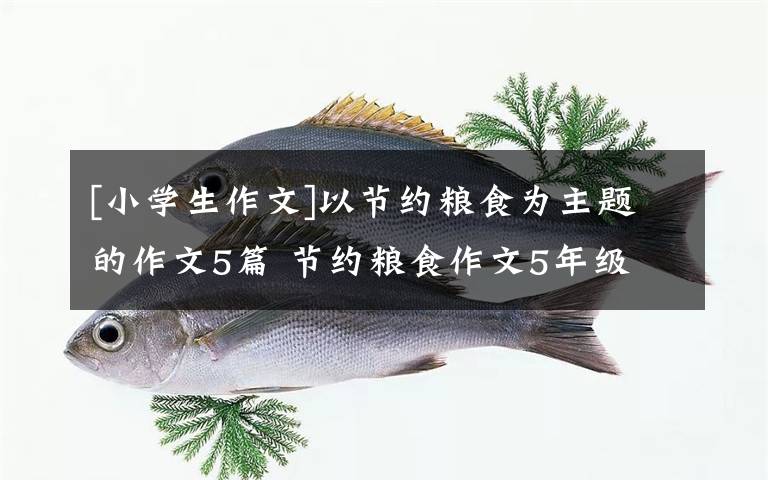 [小学生作文]以节约粮食为主题的作文5篇 节约粮食作文5年级