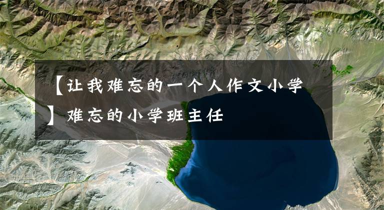 【让我难忘的一个人作文小学】难忘的小学班主任