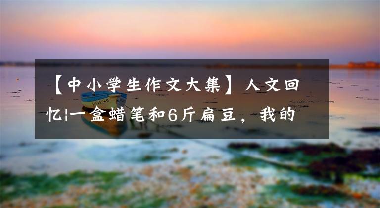 【中小学生作文大集】人文回忆|一盒蜡笔和6斤扁豆，我的小学时代用画笔发光