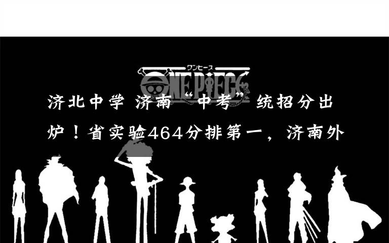 济北中学 济南“中考”统招分出炉！省实验464分排第一，济南外国语460分第二！
