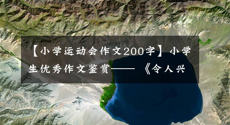 【小学运动会作文200字】小学生优秀作文鉴赏—— 《令人兴奋的运动会》