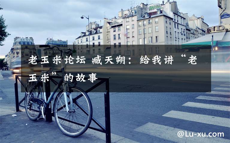 老玉米论坛 臧天朔：给我讲“老玉米”的故事