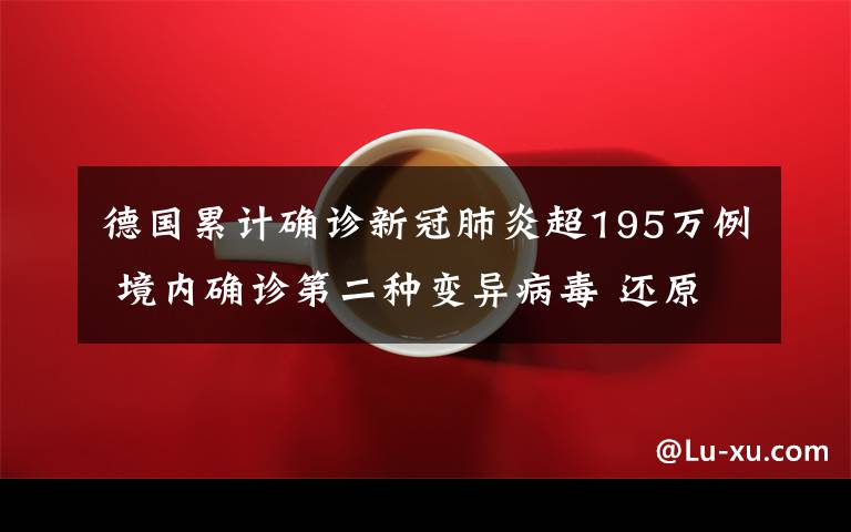 德国累计确诊新冠肺炎超195万例 境内确诊第二种变异病毒 还原事发经过及背后真相！