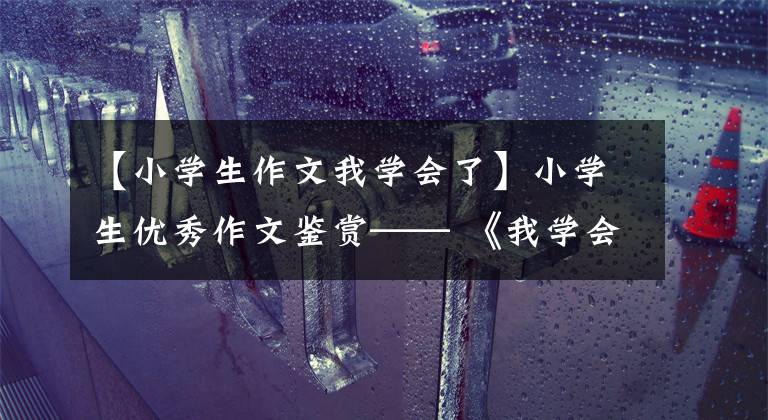 【小学生作文我学会了】小学生优秀作文鉴赏—— 《我学会了包粽子》 400字，范文5篇。