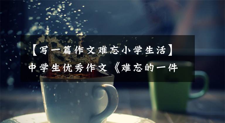 【写一篇作文难忘小学生活】中学生优秀作文《难忘的一件事》