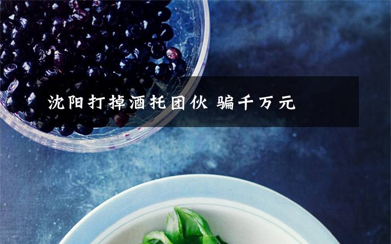 沈阳打掉酒托团伙 骗千万元