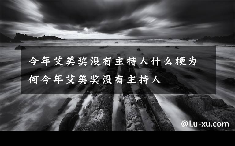 今年艾美奖没有主持人什么梗为何今年艾美奖没有主持人