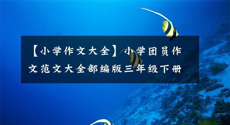 【小学作文大全】小学团员作文范文大全部编版三年级下册全体范文，请尽快收藏。