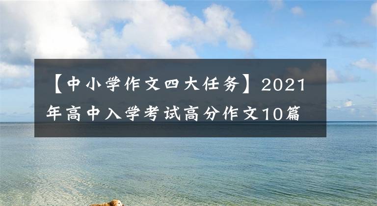 【中小学作文四大任务】2021年高中入学考试高分作文10篇！《陈文文评论》