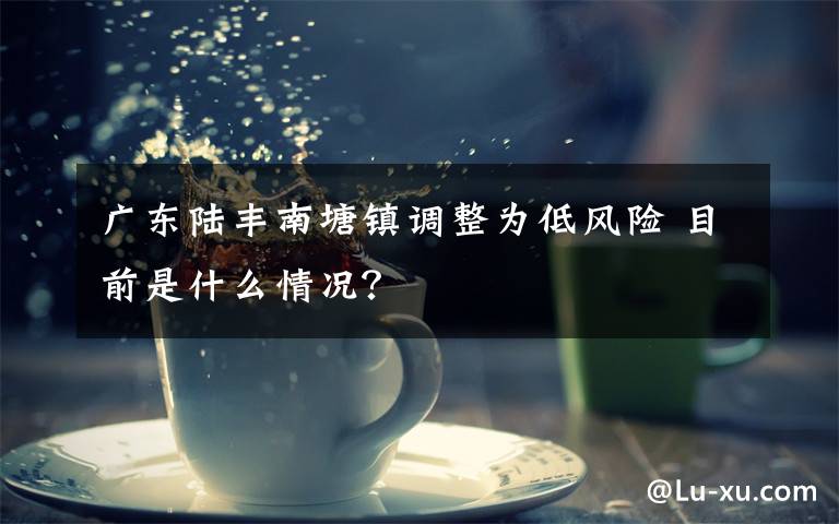 广东陆丰南塘镇调整为低风险 目前是什么情况？