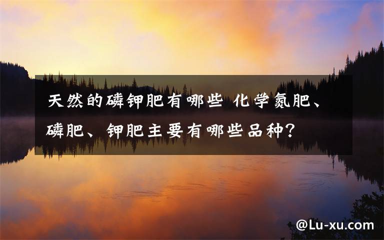 天然的磷钾肥有哪些 化学氮肥、磷肥、钾肥主要有哪些品种？