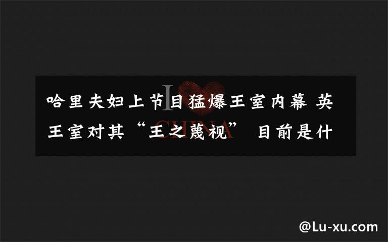 哈里夫妇上节目猛爆王室内幕 英王室对其“王之蔑视” 目前是什么情况？