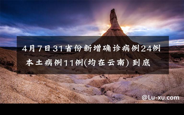 4月7日31省份新增确诊病例24例 本土病例11例(均在云南) 到底是什么状况？