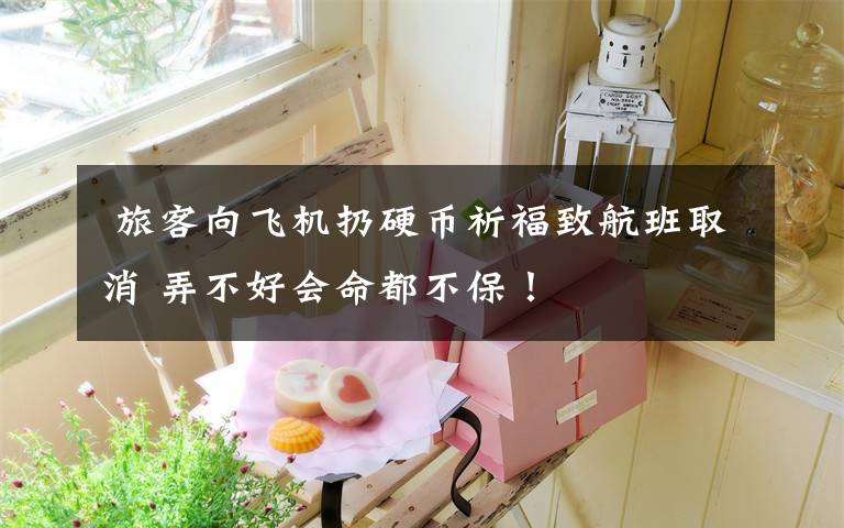  旅客向飞机扔硬币祈福致航班取消 弄不好会命都不保！
