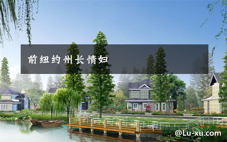 前纽约州长情妇
